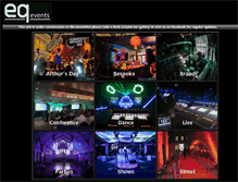 Tablet Screenshot of eqaudioandevents.com